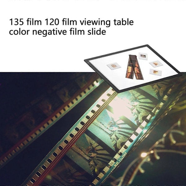 A4 USB Bildvisare Ljuslåda Ultratunn Foto Film Negativ Scanning Snabbscanning js[HK]