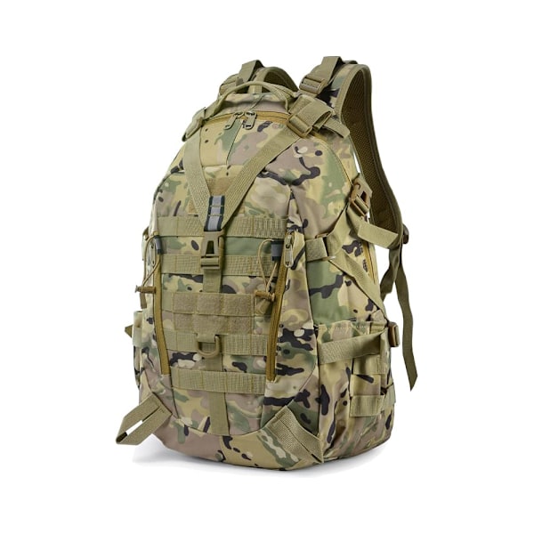 35 L taktisk ryggsäck, Militärryggsäck, vattentät, för vandring, camping, cykling, resor, utomhusryggsäck för män och kvinnor.