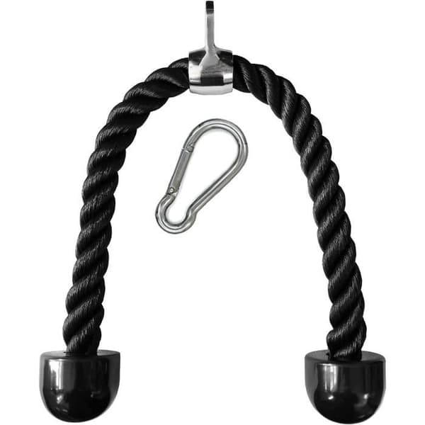 Tricepsrep - Biceps - 70 cm - Flätad Nylon - Gummihandtag - Motstånd [YJD][YJD]
