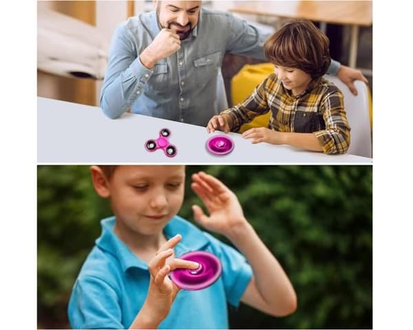 Fidget Spinner Sensorisk Håndlegetøj Angst- og Stresslindrende Håndspinner Gaver til Børn Tasker[YJD]