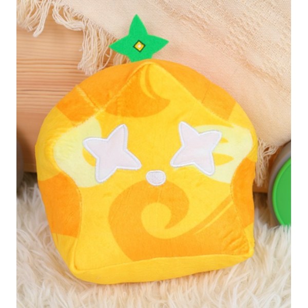 Blox Fruits spelrelaterad djävulsfrukt fruktlåda docka plyschleksak, lämplig för heminredning, presenter till pojkar och flickor[YJD] Five-pointed star yellow box