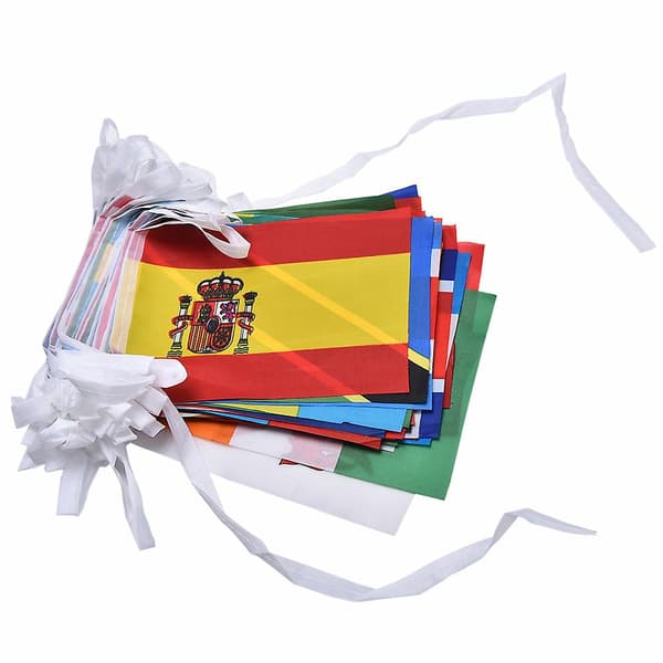 Internasjonalt Verdens Land String Flagg Bar[YJD] Multi-color 1Pc