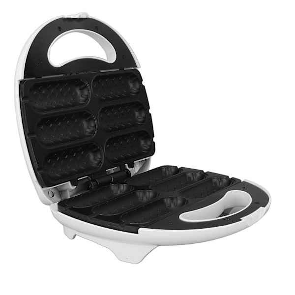 Våffelmajs hundmaskin 750W Non Stick Maskin Gör 6 Mini Majshundar Samtidigt 110V  (YJD)