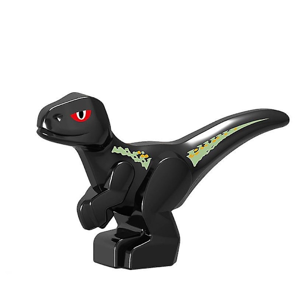 Jurassic Dinosaur Byggeklodser Dele Baby Dinosaur Tyrannosaurus Velociraptor Børns Legetøj (YJD) 5pcs