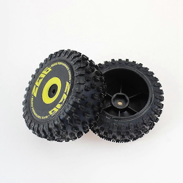 4 stk. For- og baghjulsdæk til Wltoys 144001 144010 Rc Bil [YJD]