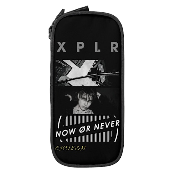 Xplr Sam & Colby Farveblyantsæske Pennetaske Lynlås Organizer Box Kontorartikler Opbevaring Til Skole Teenagere Kontor SAOE020699  (YJD) COLOR One Size