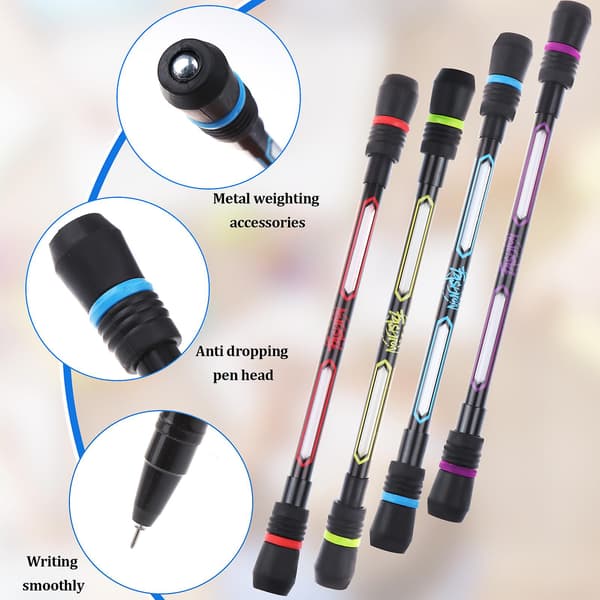 12 stk. roterende kuglepen [YJD] Black 12pcs