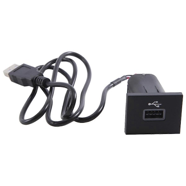 Bil USB Input Adapter Audio Radio U-Disk Flash Socket Interface Kabel til Focus 2 Mk2 2009-2011[YJD] Black