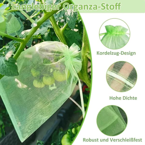 Fruktskyddspåsar 100-pack 30x20cm[YJD]