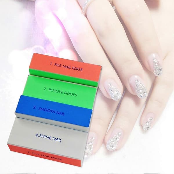 Nagelslipblock svamp för nagelkonst 24-pack manikyrpoleringsset [YJD]