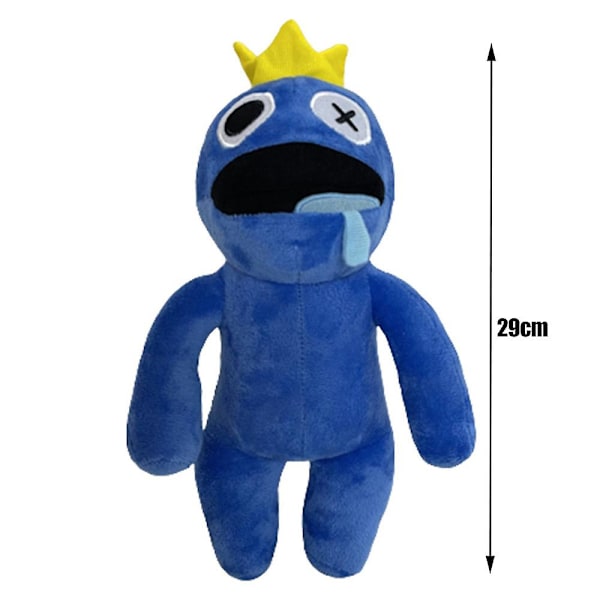 Roblox Rainbow Friends Plyslegetøj Tegneserie Spil Fyldt Dukke Børns Fødselsdagsgave Blue