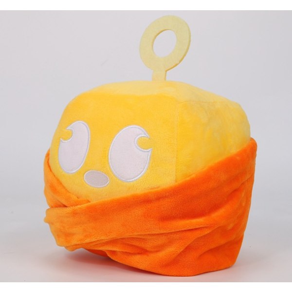 Blox Fruits spelrelaterad djävulsfrukt fruktlåda docka plyschleksak, lämplig för heminredning, presenter till pojkar och flickor[YJD] Yellow cube box
