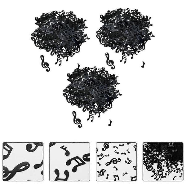 Dekorationspaket Notpapper Skrapa Plast Noter Festtillbehör 3-pack[YJD]