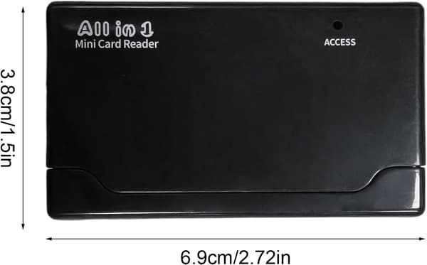 Kortlæser, computeradapter, USB-design med seks pladser, højhastighedsdataoverførsel, bærbar udvidelseshub, kamerafiltilbehør til flashdrev,[YJD]