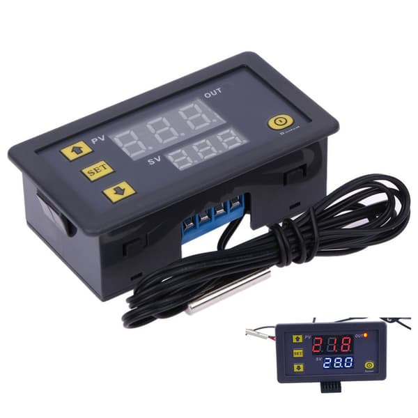 12V 20A W3230 LCD Digital Termostatkontroller Regulator Høytemperaturalarm[YJD]