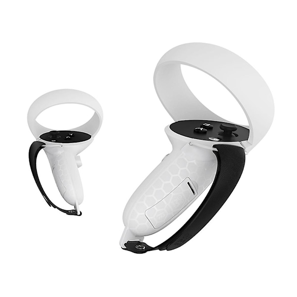 Justerbar Læder Håndrem til Meta Quest 2 Controller Anti Slip Håndbånd (YJD) Black