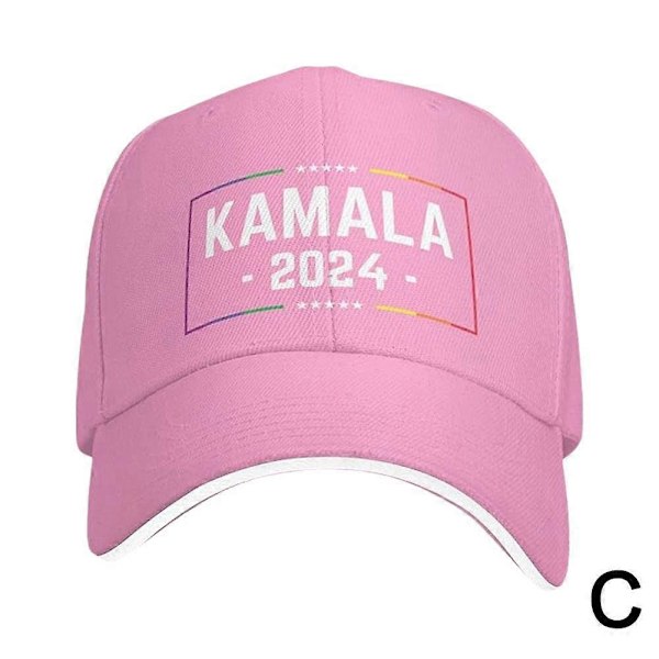 Kamala Harris 2024 Hat Kamala Harris Presidentin Ehdokkaaksi Lippis Harris Kamala Hat  (YJD) Pink