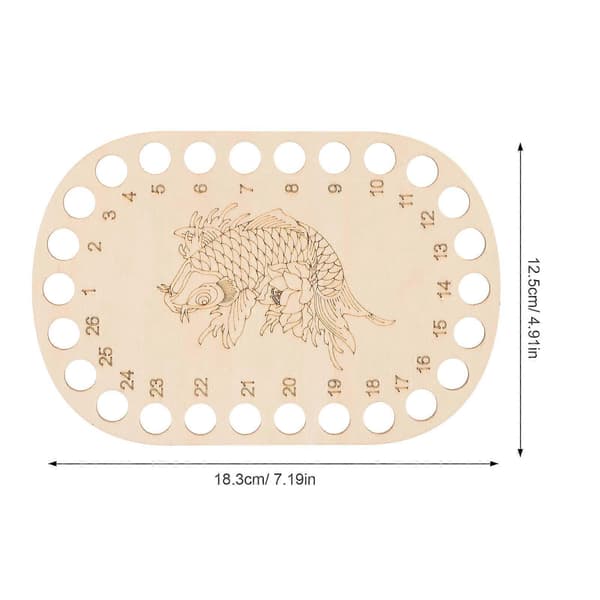 Broderitrådshållare i trä för syverktyg, 4-pack [YJD]