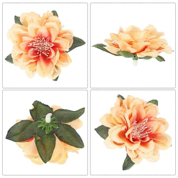 Kunstige blomsterhoveder til DIY-håndværk 40 stk. assorterede farver[YJD]