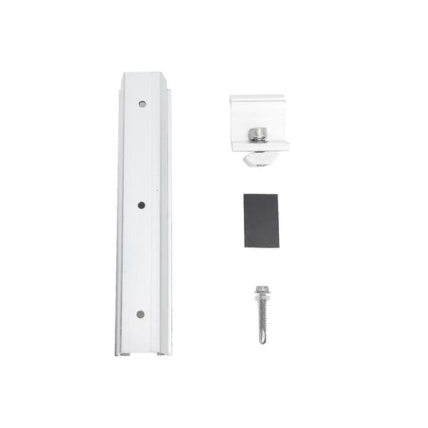 4-pack solpanelmonteringsskenor Z-fästen kit aluminiumlegering tak solpanelmonteringssystem kit HZ0101[YJD]