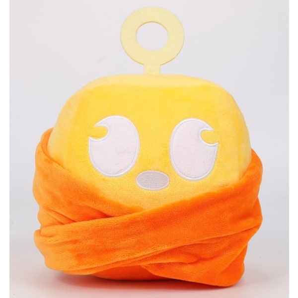 Blox Fruits spelrelaterad djävulsfrukt fruktlåda docka plyschleksak, lämplig för heminredning, presenter till pojkar och flickor[YJD] Yellow cube box