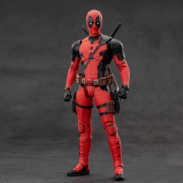 2024 Marvel Deadpool & Wolverine Actionfigurer av ZD Toys i Ask Deadpool