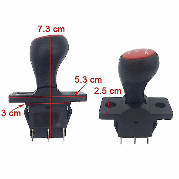 Elektrisk bilbryter for barn, fremover stopp tilbake joystick for barnebil, fotpedal gassbryter RC bil strømbryter[YJD] A