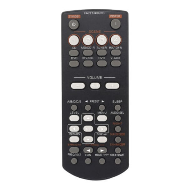 Udskiftningsfjernbetjening RAV28 WJ40970 til Yamaha AV-forstærkermodtager RAV34 RAV250 RX-V361 kk