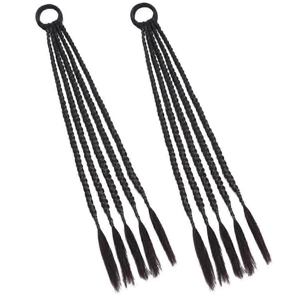 OUNONA Hårforlengelse Høytemperaturfiber for kvinner DIY hårstyling 2 stk [YJD]