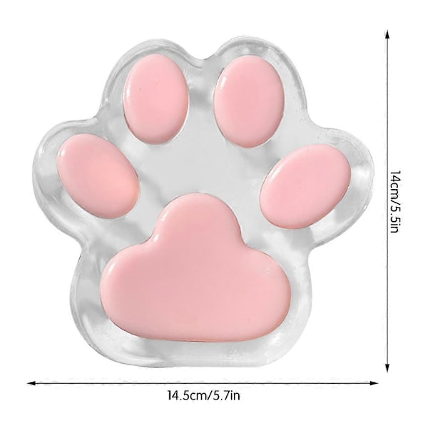 Jättelik Tass Squishy för Barn Vuxna, Stor Fluffig Katt Tass Squishy Leksaker för Stresslindring, Supermjuka Kläm Fidget Leksaker[HK] Yellow