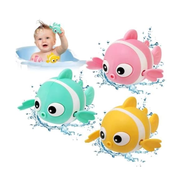 Badelegetøj - NEWSTYLE - Babybadelegetøj - 3 Stykker - Ikke-giftig Plastik - Flerfarvet[YJD] Multicolor