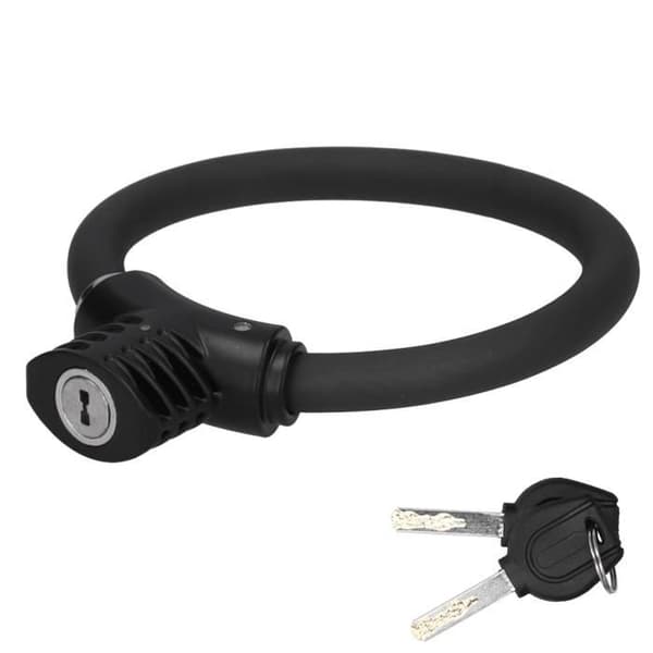 GOTOTOP Mini Sykkellås Ring Sykkellås Tyverisikring Kabel Reflekterende Sykkeltilbehør Legering (YJD)