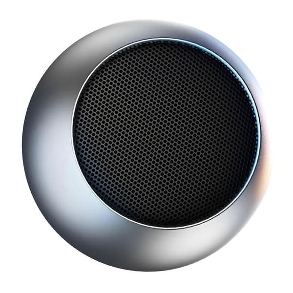 Mini bärbar Bluetooth-högtalare – stor volym, för utomhusbruk/fest/strand/resor/present, silver, kompatibel med Bluetooth[YJD] Silver