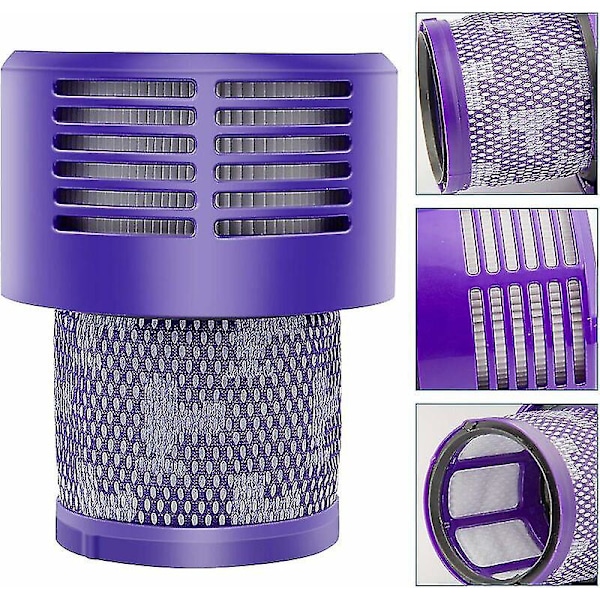 4-pak v10 filter til Dyson støvsuger, 4-pak udskiftningsfilter til Dyson v10, v10 absolute, v