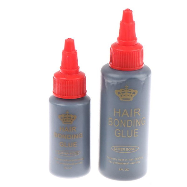 Professionel 1oz/2oz Sort Hårtræsse Lim Hår Extensions Lim [YJD] 30ml