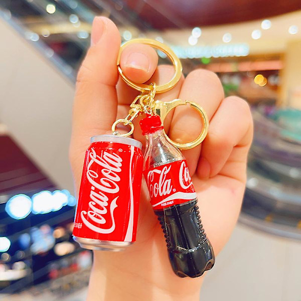 Sööt Superrealistinen Coca-Cola Sprite Juomapullon Tölkkien Avaimenperä Parilaukut Auton Ripustus Pienet Lahjat (YJD) THY0036 KL