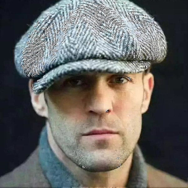 \"Ull Golf Kjøre Flat Beret Hatter\"[HK] XL 60-64CM Coffee