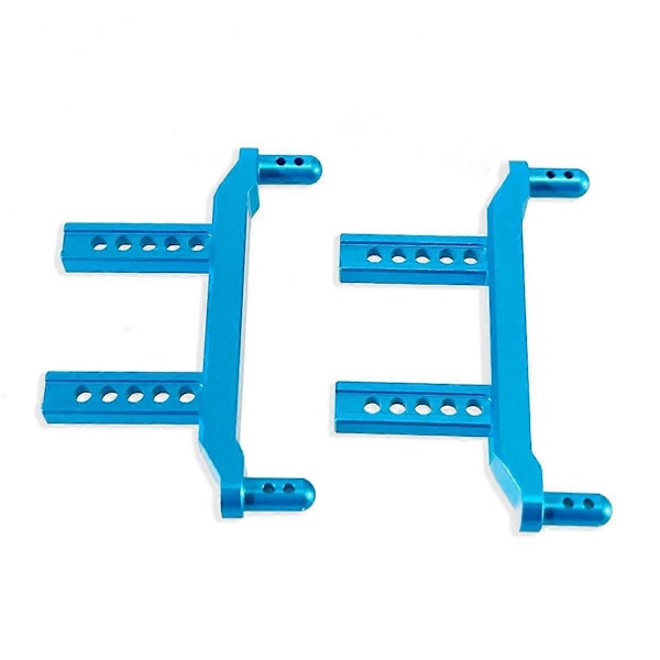 Aluminiumlegering Främre och Bakre Karossfäste för SCY 1/16 16101 16102 16103 16101PRO RC Bil Upgra[HK] Sky Blue
