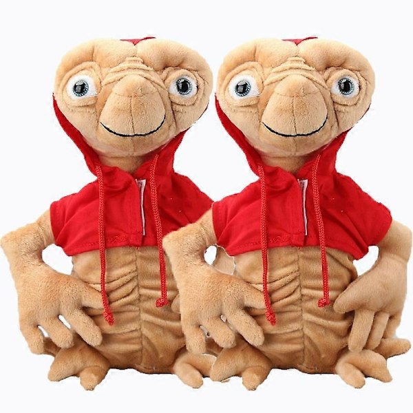 28CM Kauhea E.T. Pehmolelu Nuken Piirretty Ulkomaalainen Plushie Lelut Maailmanulkoiset Täytetyt Nukke Lapsille Syntymäpäivä Joululahjat China 2PCS