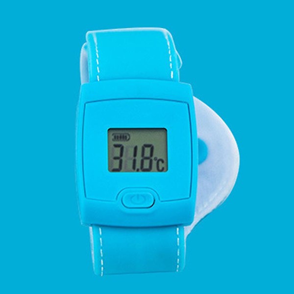 Digital Baby Intelligent Bluetooth Termometer Smart Feber Temperatur Armbånd LCD-skjerm for[YJD] Pink