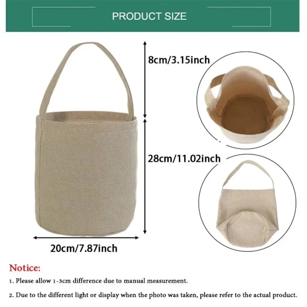 Personlig Påskekurv Kaninæg med Navn Tote Tasker Brugerdefineret Slikspand Drenge Piger Påskefest Cookiepose Gave til Barn (YJD) Design5 20 x 28 cm
