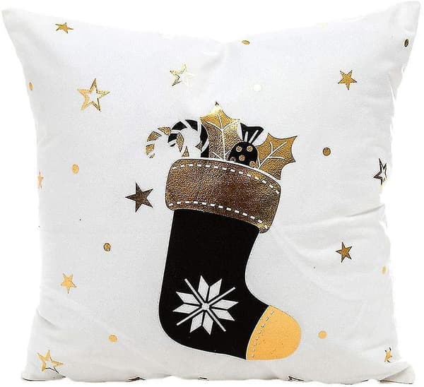 Julkuddfodral 45 x 45 cm, set om 4 - Julserie prydnadskuddfodral[YJD]