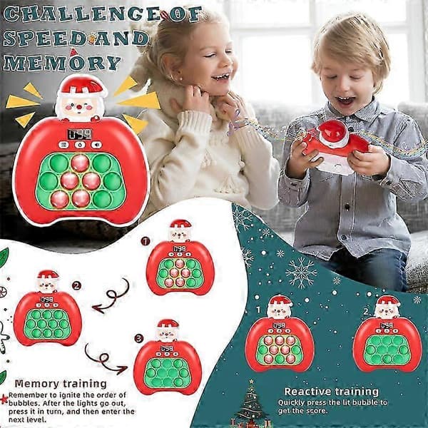 Fast Push-spel Pop Fidget-leksaker för barn, julklappsleksaker för barn 26s[YJD]