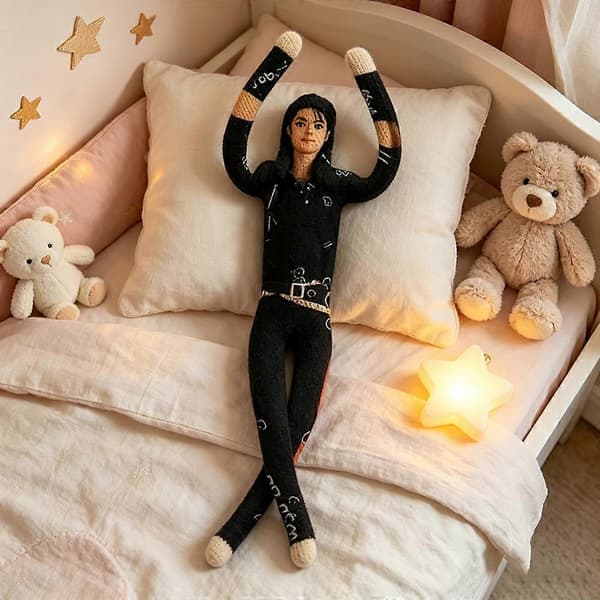 Michael Jackson Pehmonukke Abstrakti Taivutettava MJ Musiikkifanin Lahja[YJD]