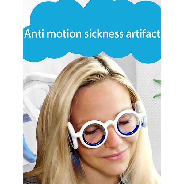 Rejsebil anti-kørsels-sygebriller Harpiks solbriller anti-kørsels-sygebriller Smarte briller (YJD) black