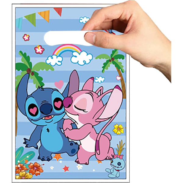 30 pakker Lilo og Stitch festgaveposer, til Lilo og Stitch bursdagsfestforsyninger dekorasjoner  (YJD)