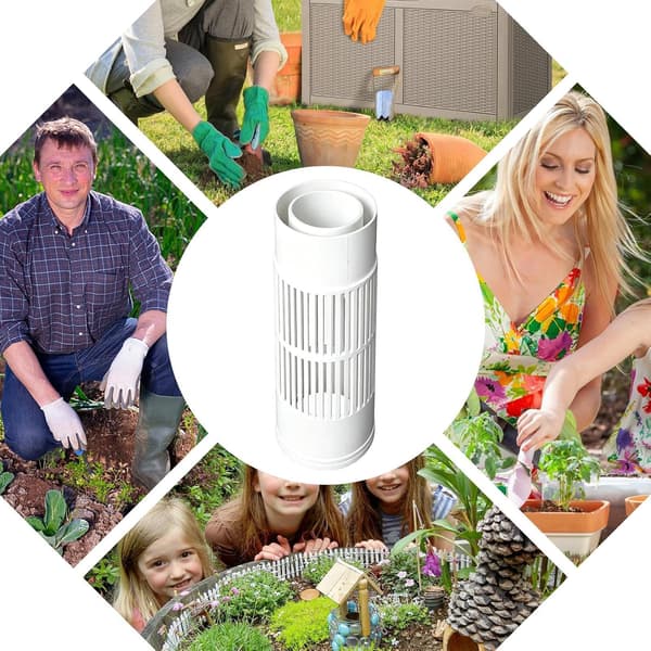 Eco Ormekompostbeholder Kompostsæt til Jordaffald Havekompostering Underjordisk Design Køkken Genbrug med Ventileret System Hjemmehave[YJD] Style A