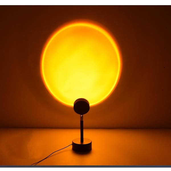 LED Solnedgang Lys Net Red Foto Fyldlys Projektionslys Farverigt