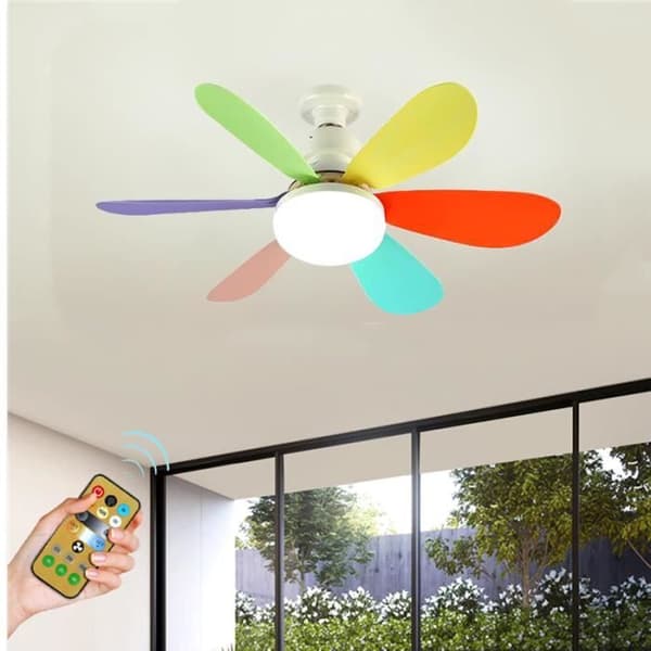 Liten takvifte, E27, 40 Watt, liten multifunksjonell stillegående takvifte for soverom [YJD][YJD]