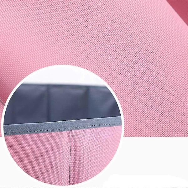 Sammenleggbar Dobbeltlags Oxford-duk Barneballbinge, Lekeballbasseng med Oppbevaringspose, 50% Tilbud[HK] 80*80*26cm Pink